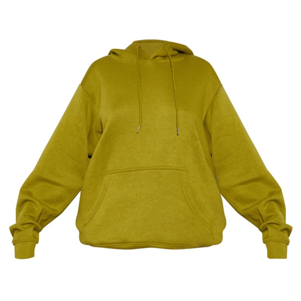 PᄂƬ | Olive Oversized Hoodie